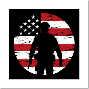 American Soldier Patriotism Posters and Art